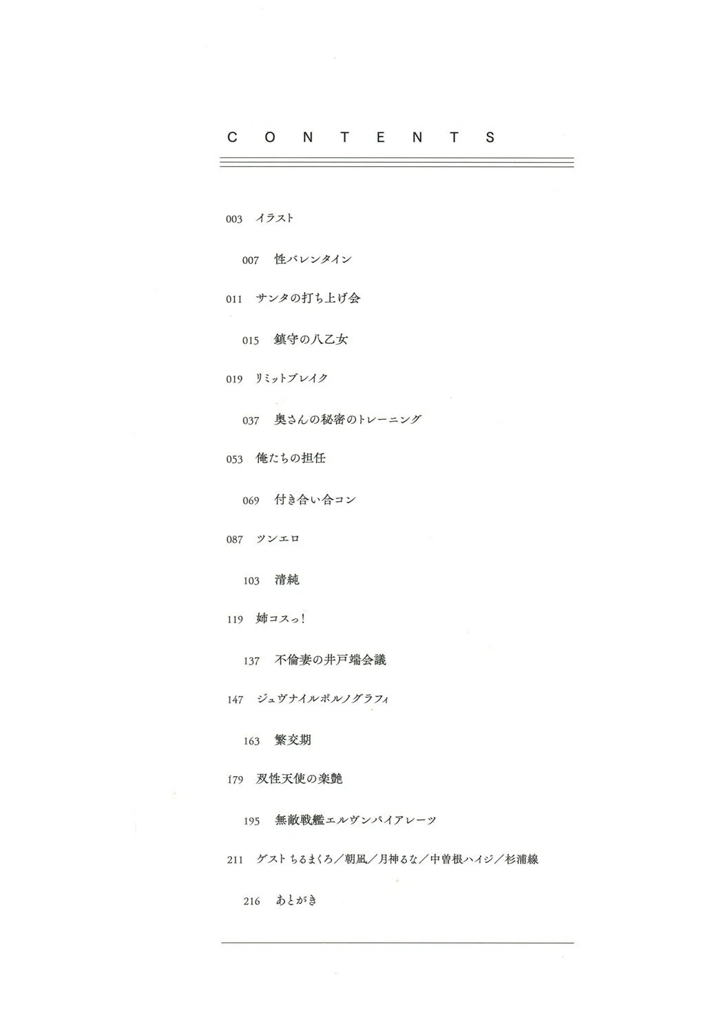 貞操観念ZERO 新装版 2ページ