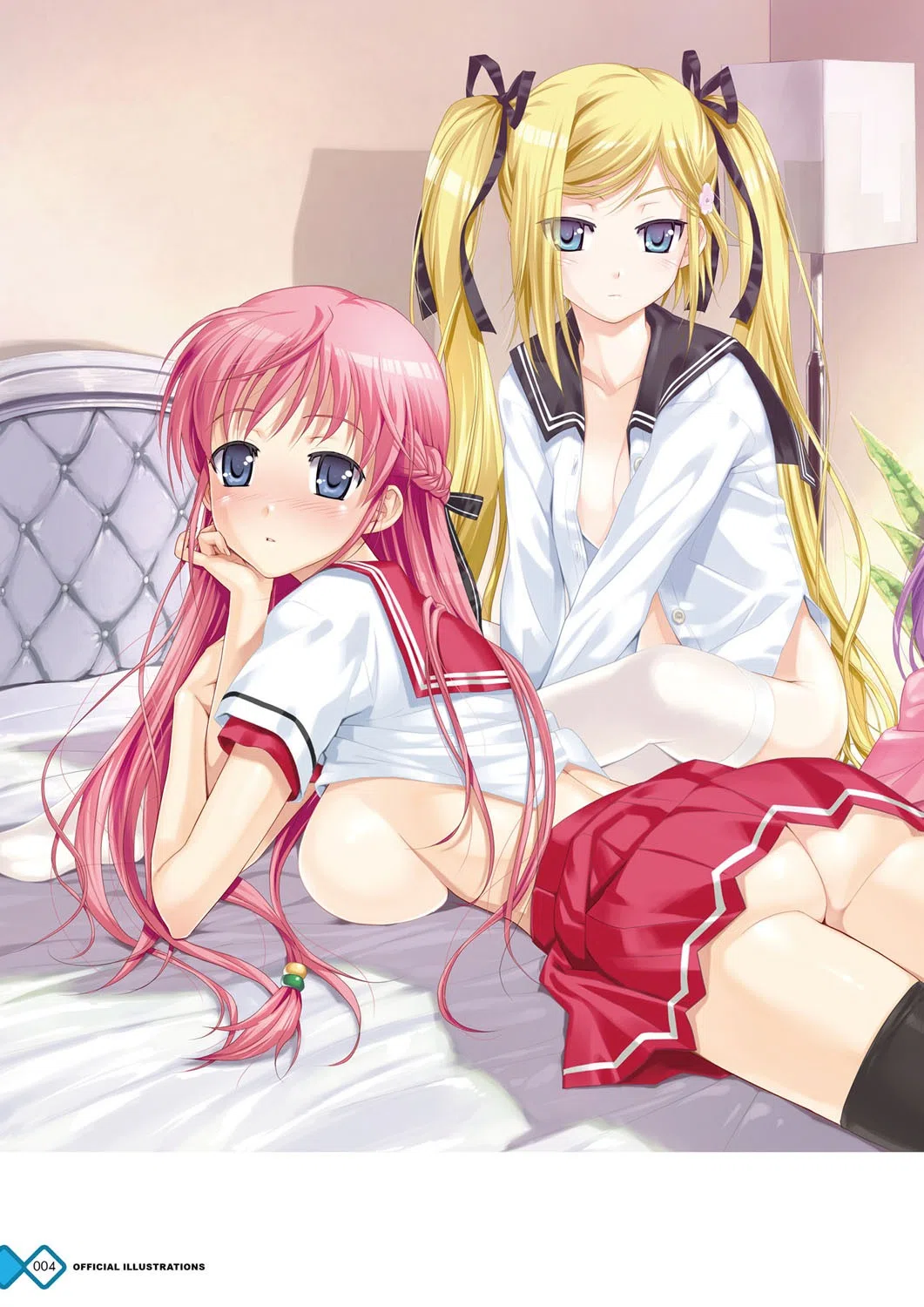 彼女×彼女×彼女 八宝備仁アートワークス 2ページ