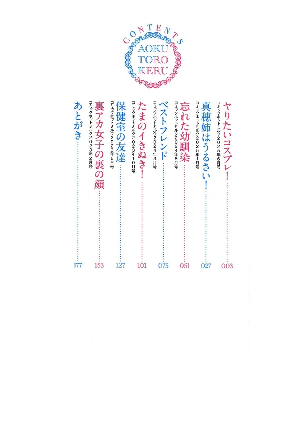 青くとろける 2ページ