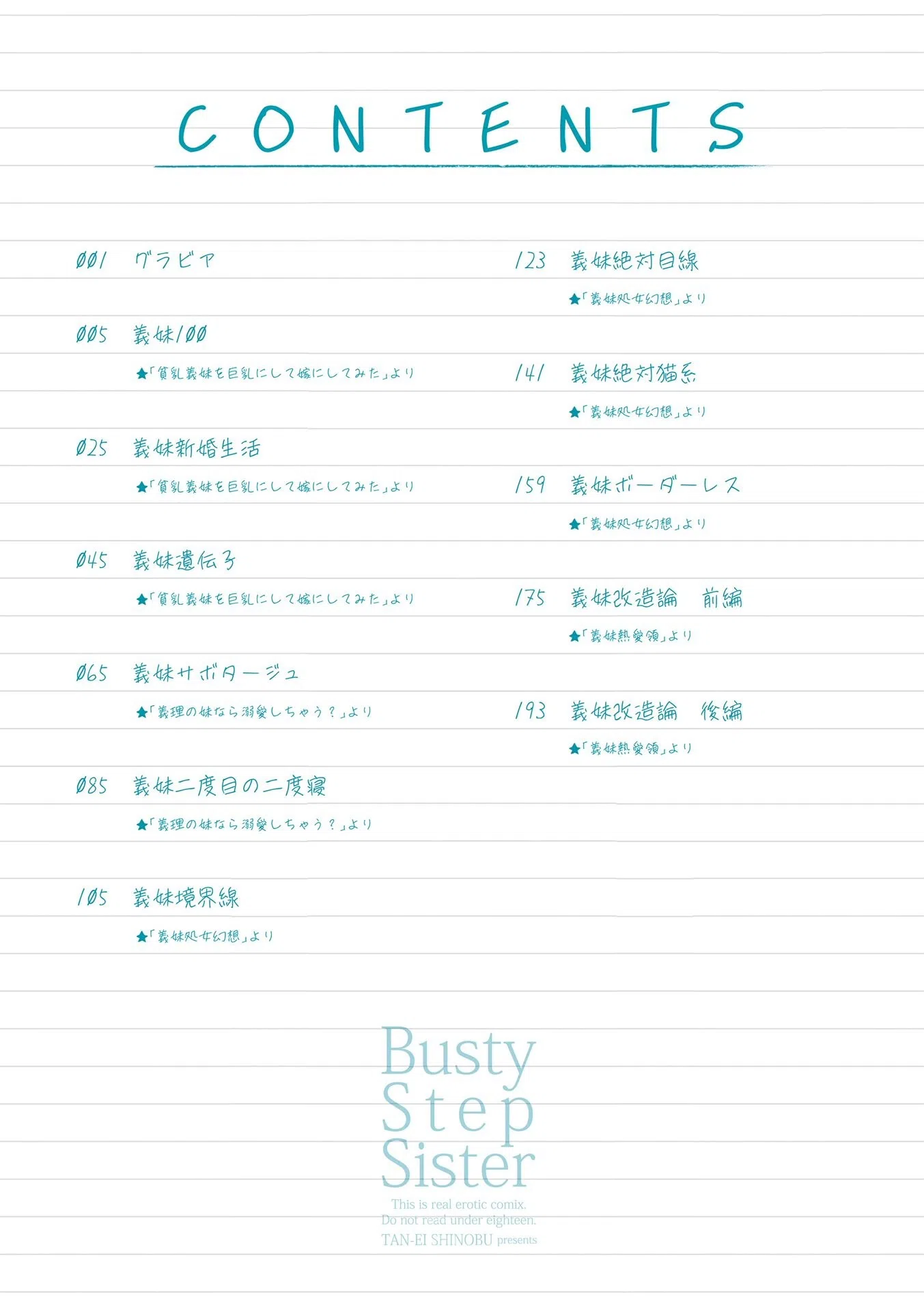 爆乳義妹〜志乃武丹英・義妹セレクション 2ページ