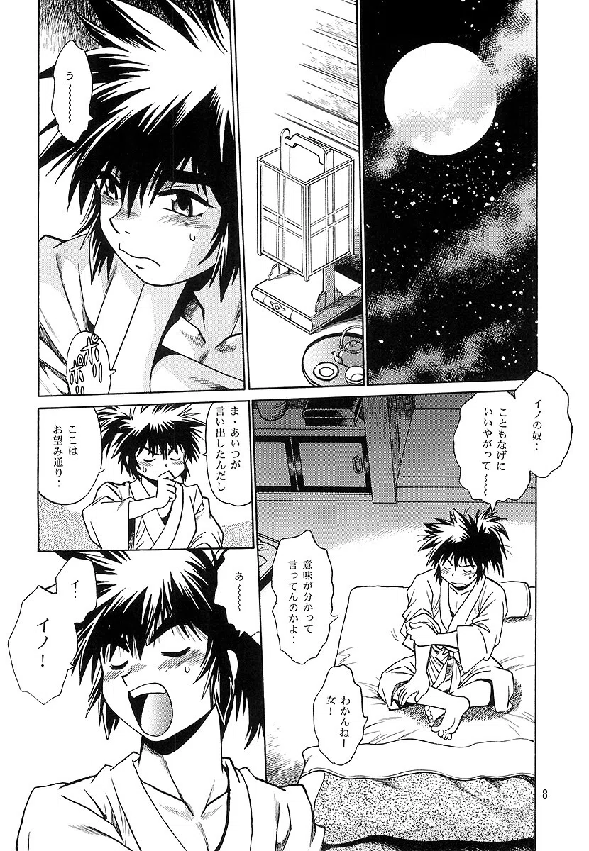 裏銀河戦国群雄伝 6ページ