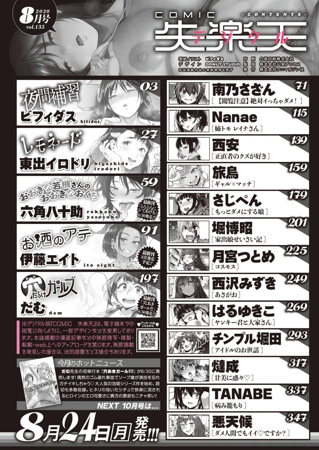 COMIC失楽天 2020年08月号 2ページ