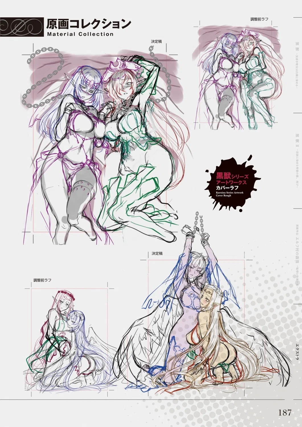 黒獣シリーズアートワークス 8ページ