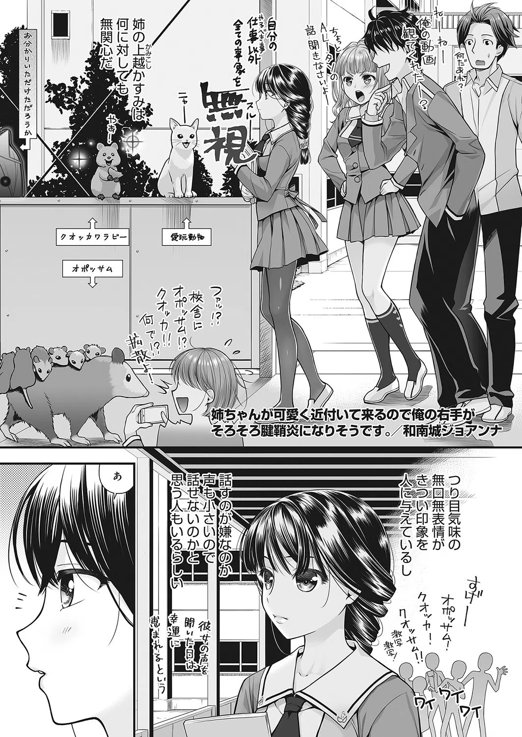 姉ちゃんが可愛く近付いて来るので僕の右手がそろそろ腱鞘炎になりそうです。（単話）