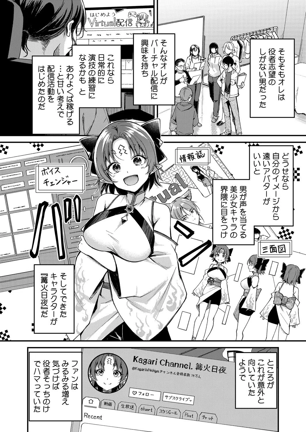 がいにょないだん(単話) 2ページ