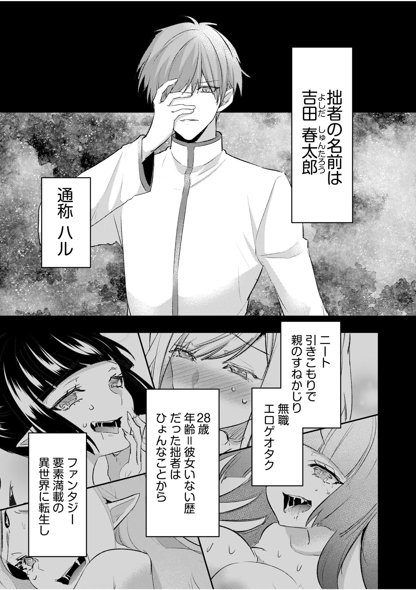 エロゲオタクが転生した世界が、俺だけのハーレムってまじですか！？（単話） 2ページ