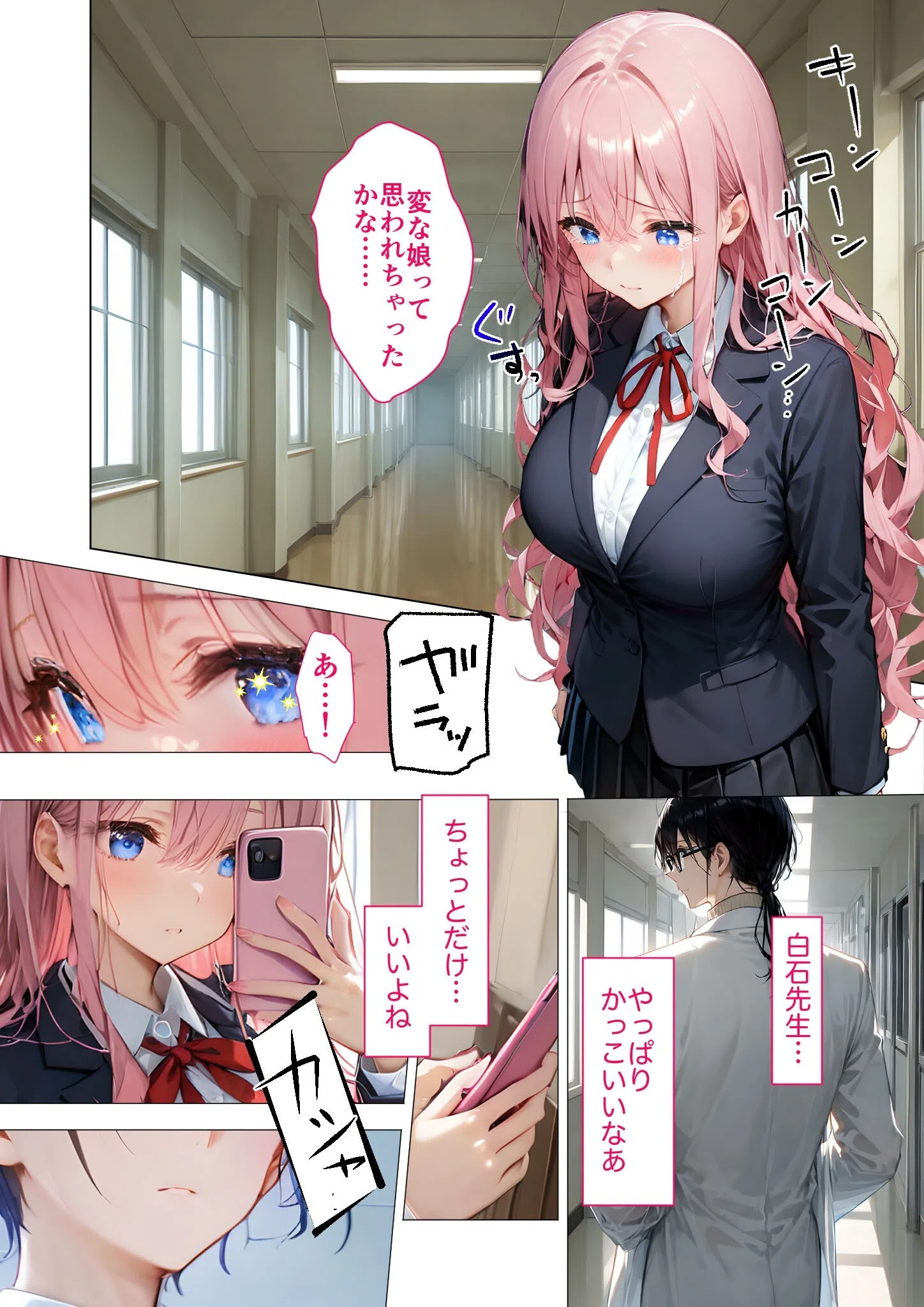 先生、奪わないで モザイク版(単話) 4ページ